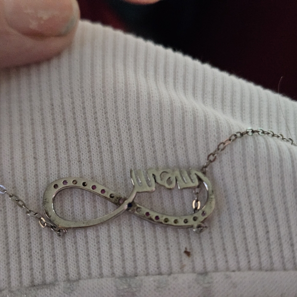 Multicolor Infinity Necklace - Picture 2 of 3